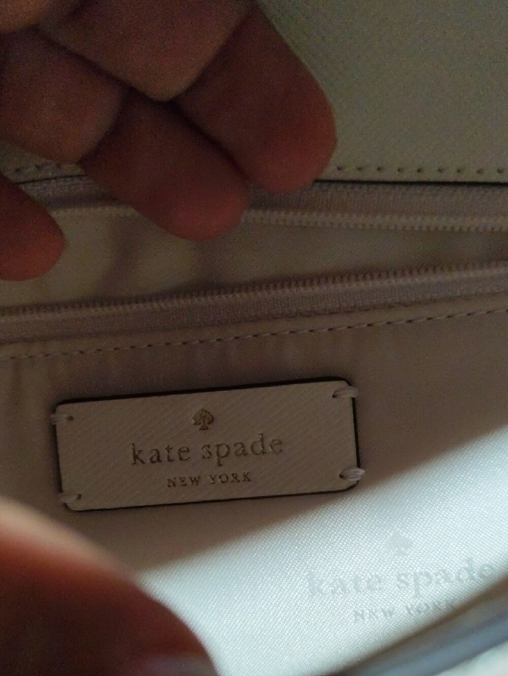 kate spade White Leather Crossbody Envelope Bag - Picture 6 of 9